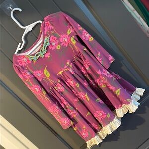 Matilda, Jane Girls Purple Floral Ruffle Hem Dress